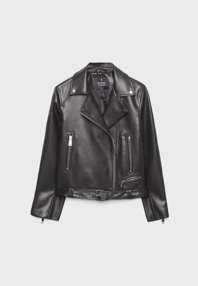 Veste motard effet cuir Veste motard effet cuir