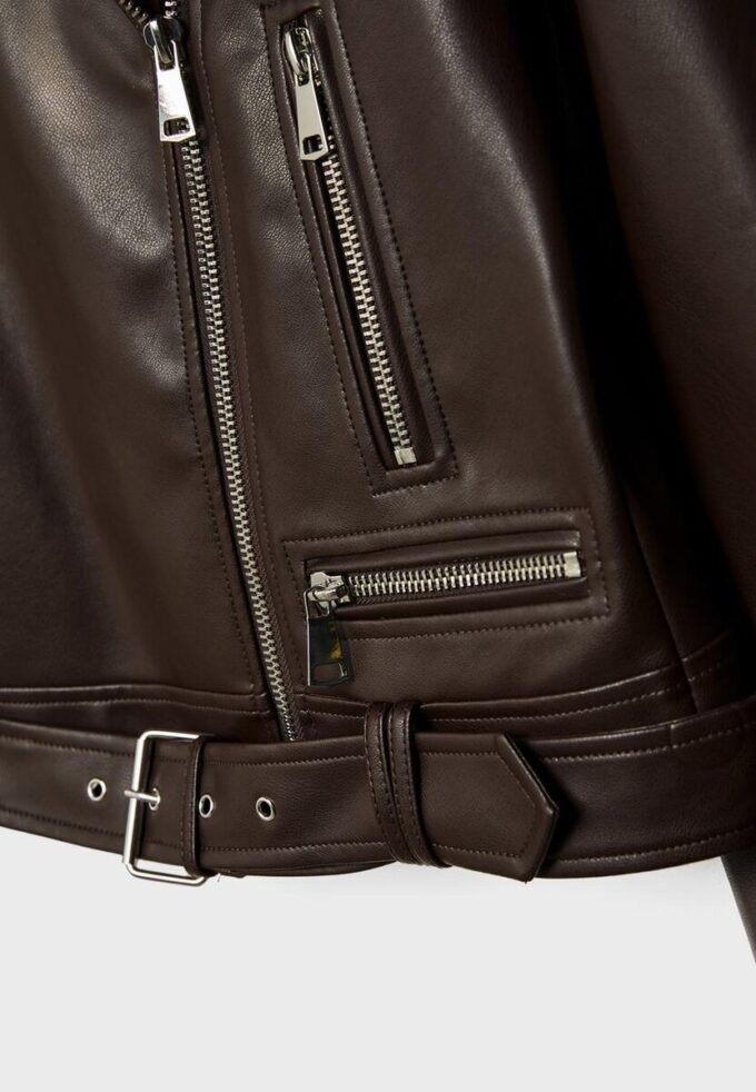 Veste motard effet cuir Veste motard effet cuir