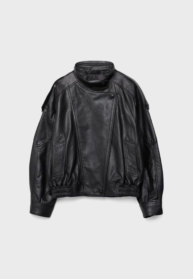 Veste oversize 100 % Cuir