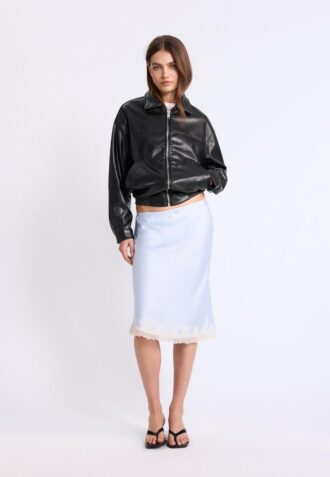 Veste oversize effet cuir