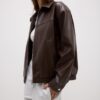 Veste oversize effet cuir Veste oversize effet cuir