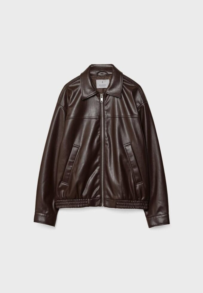 Veste oversize effet cuir Veste oversize effet cuir