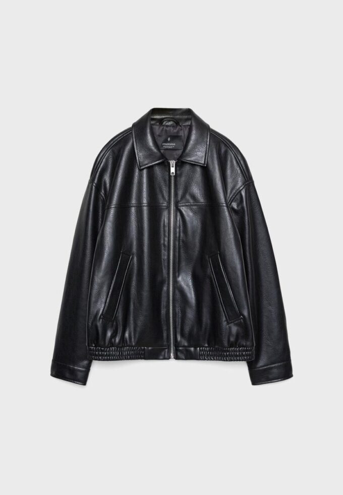 Veste oversize effet cuir Veste oversize effet cuir