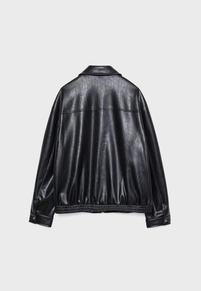 Veste oversize effet cuir Veste oversize effet cuir