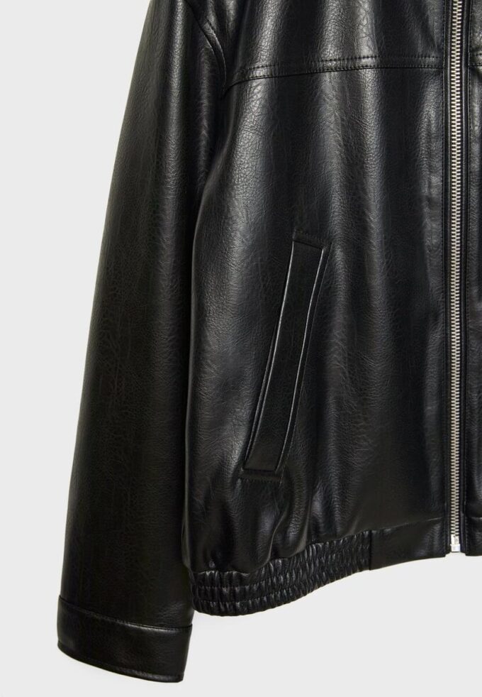 Veste oversize effet cuir Veste oversize effet cuir