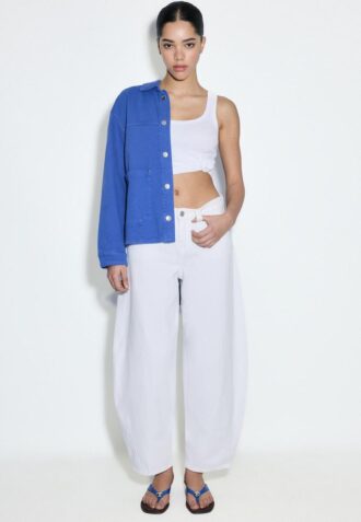 Veste à poches plaquées