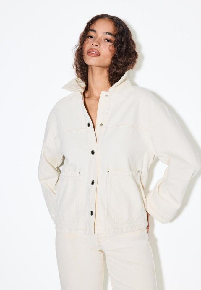 Veste à poches plaquées