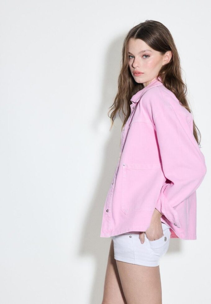 Veste à poches plaquées