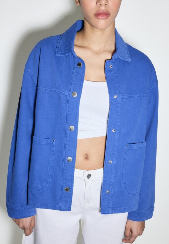 Veste à poches plaquées