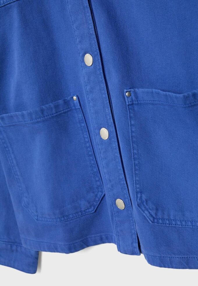 Veste à poches plaquées