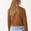 Veste zippée en simili-suède Veste zippée en simili-suède