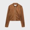 Veste zippée en simili-suède Veste zippée en simili-suède